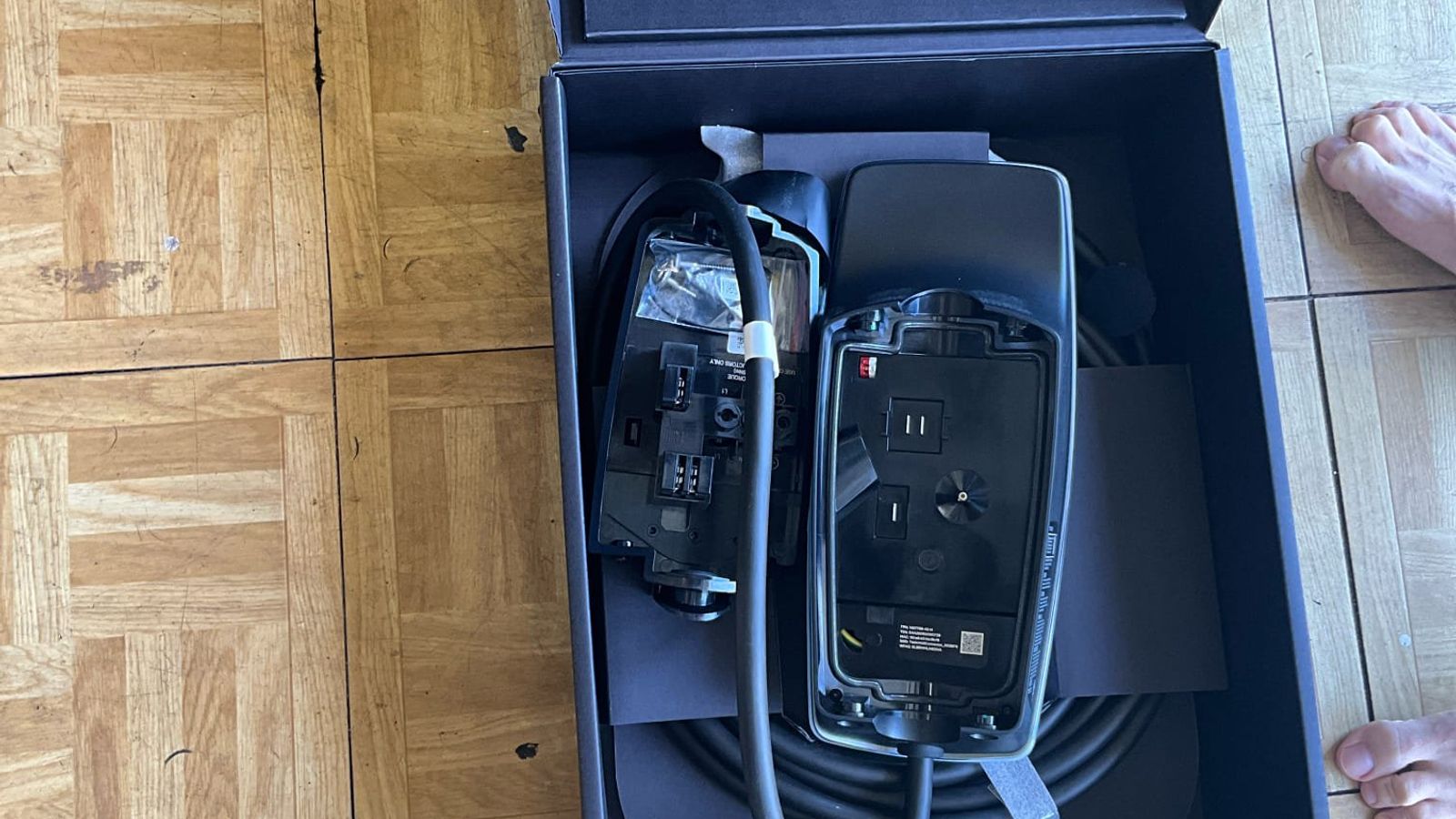 Level 2 EV charger installation completed by Thomas Edison Electric Orlando - Orlando Electrician | Thomas Edison Electric Electric car charger Orlando install: a Level 2 unit mounted by Thomas Edison Electric.