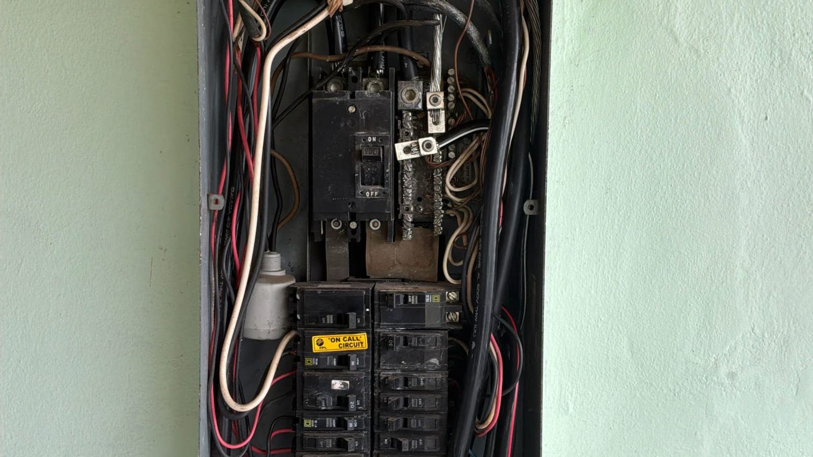 panel-upgrade-hero - Orlando Electrician | Thomas Edison Electric Licensed Orlando electricians performing a panel upgrade, one of the bigger jobs on an'electrical safety home Orlando' checklist.