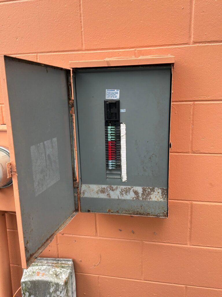 Corroded Outdoor Panel Replaced in Orlando, FL