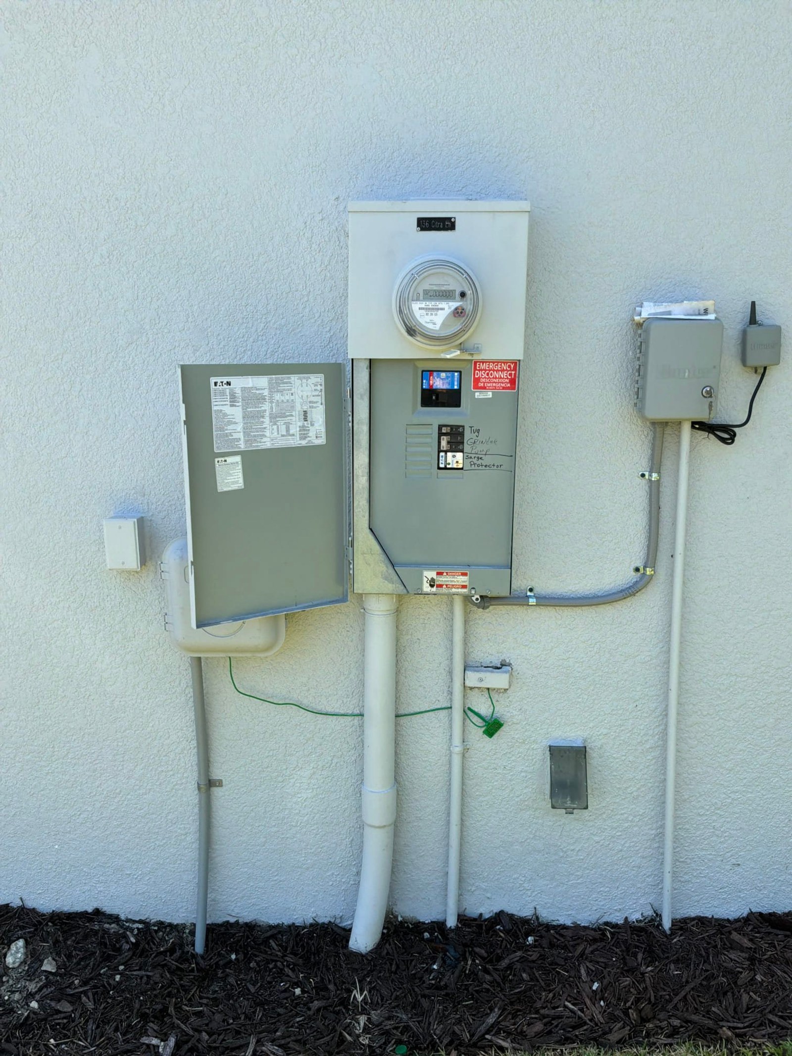 Meter documented on an EV Charger Installation job in Lake Mary, FL.