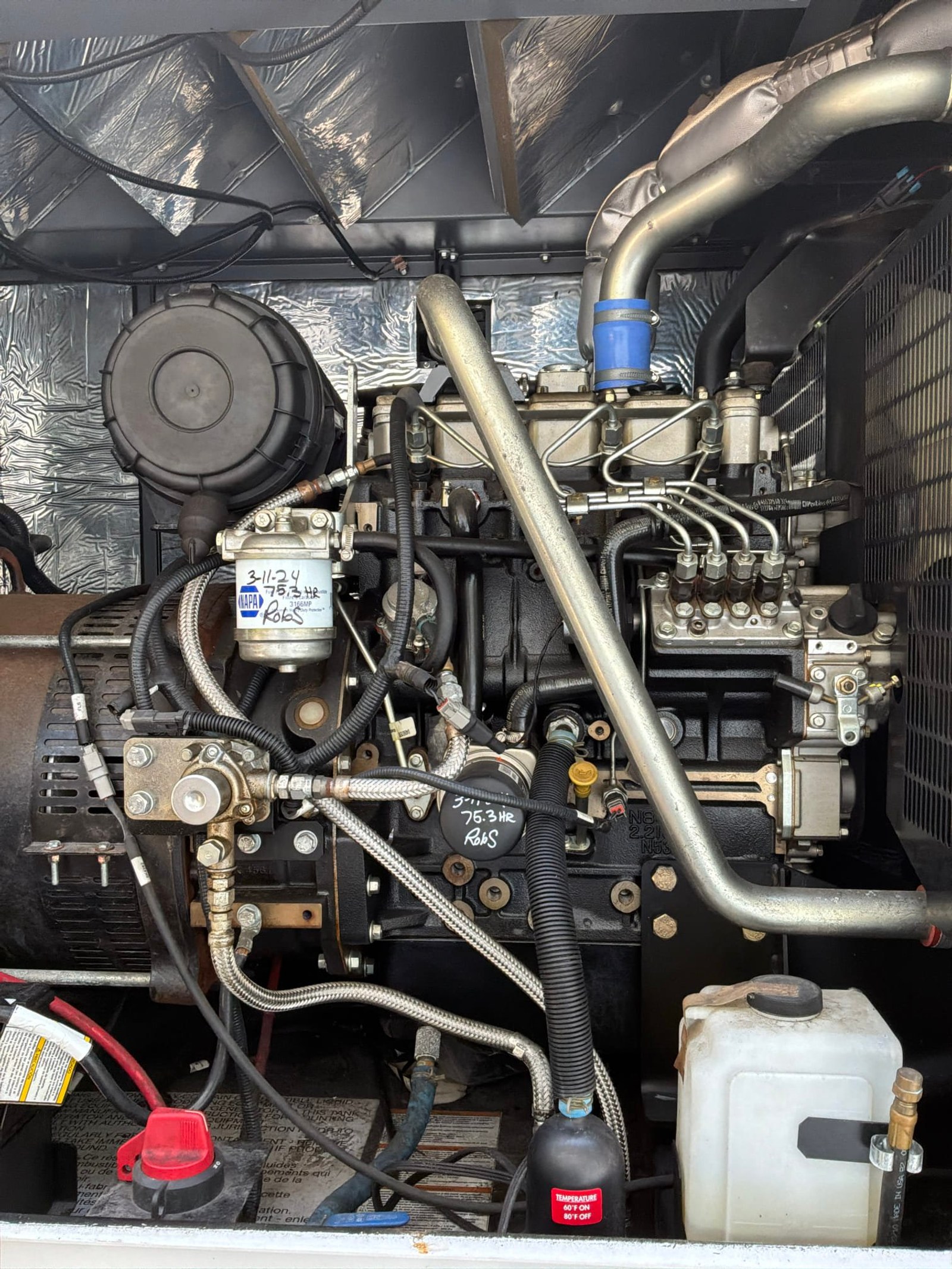 Generator documented on a New Generator Estimate/Walkthrough job in Sanford, FL.